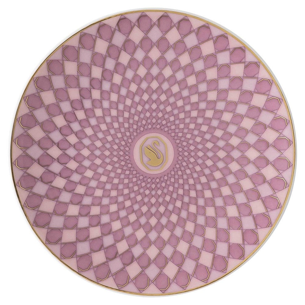 10.4 cm - Swarovski x Rosenthal Signum Plat Bord Van Porselein