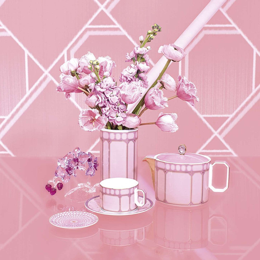 26 cl - Swarovski x Rosenthal Signum Theekop Met Schotel Van Porselein