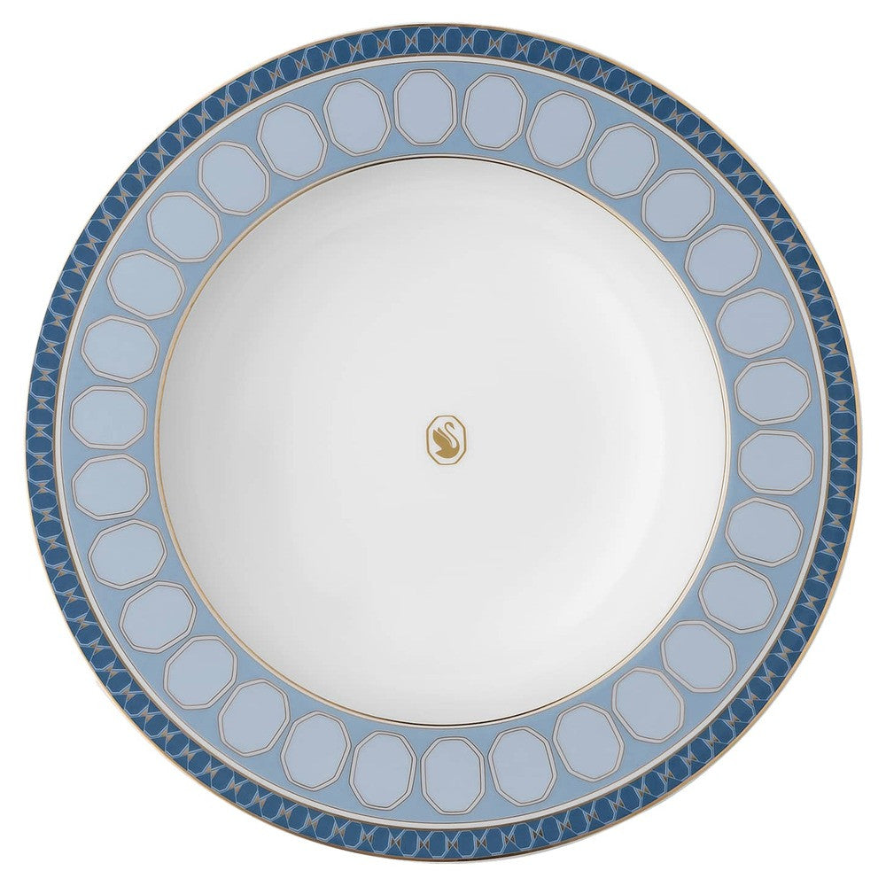 24.4 cm - Swarovski x Rosenthal Signum Suppenteller Aus Porzellan