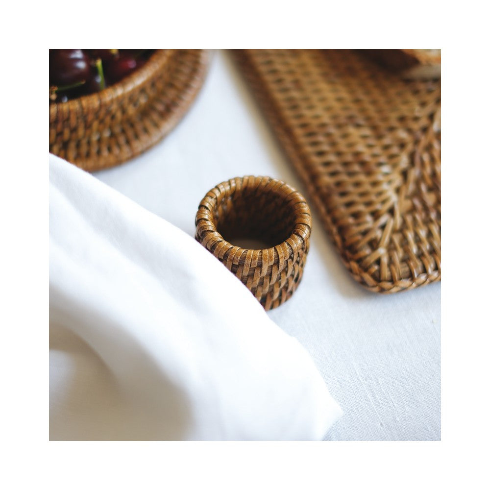 12.5x14.3 cm - Sambonet Radici Container In Rattan