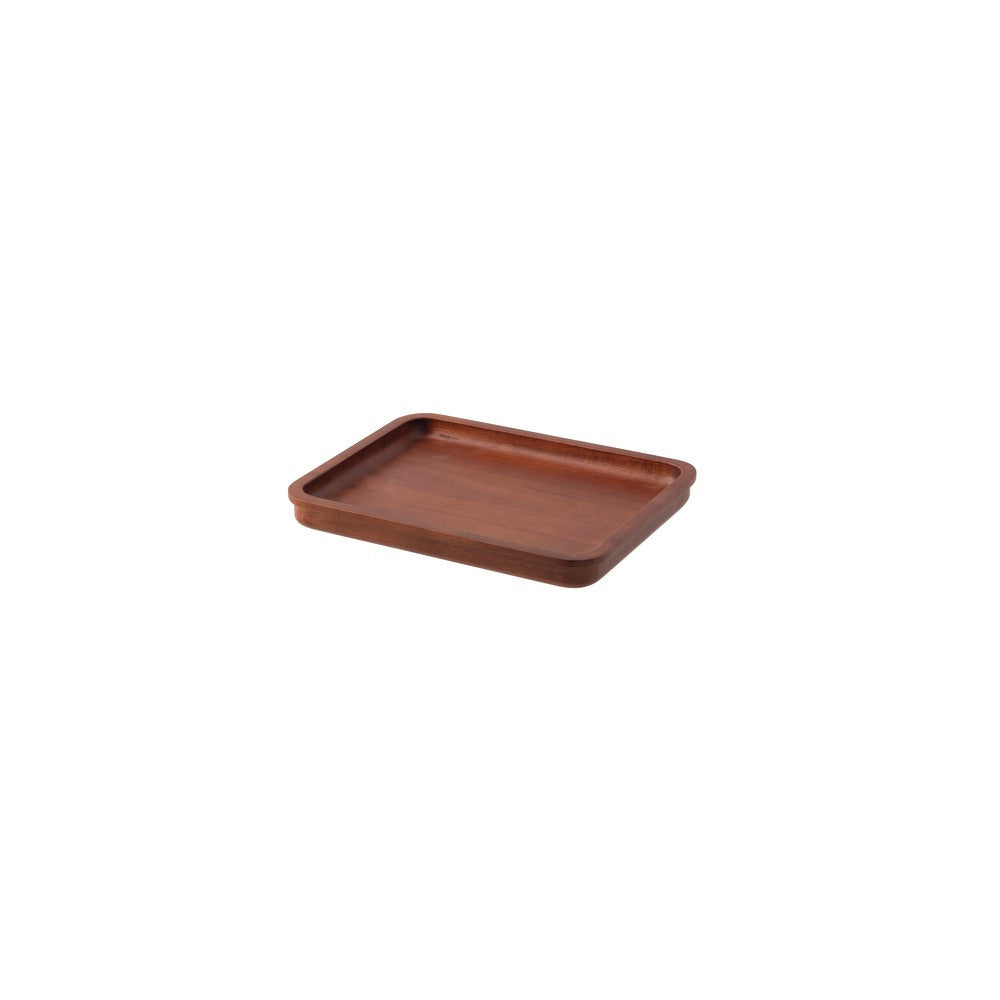 19.8x16.2 cm - Sambonet Radici Inserto De Bandeja Rectangular En Madera De Acacia