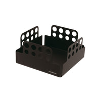19.5x19.5 cm - Sambonet Radici Servilletero cúbico de acero inoxidable