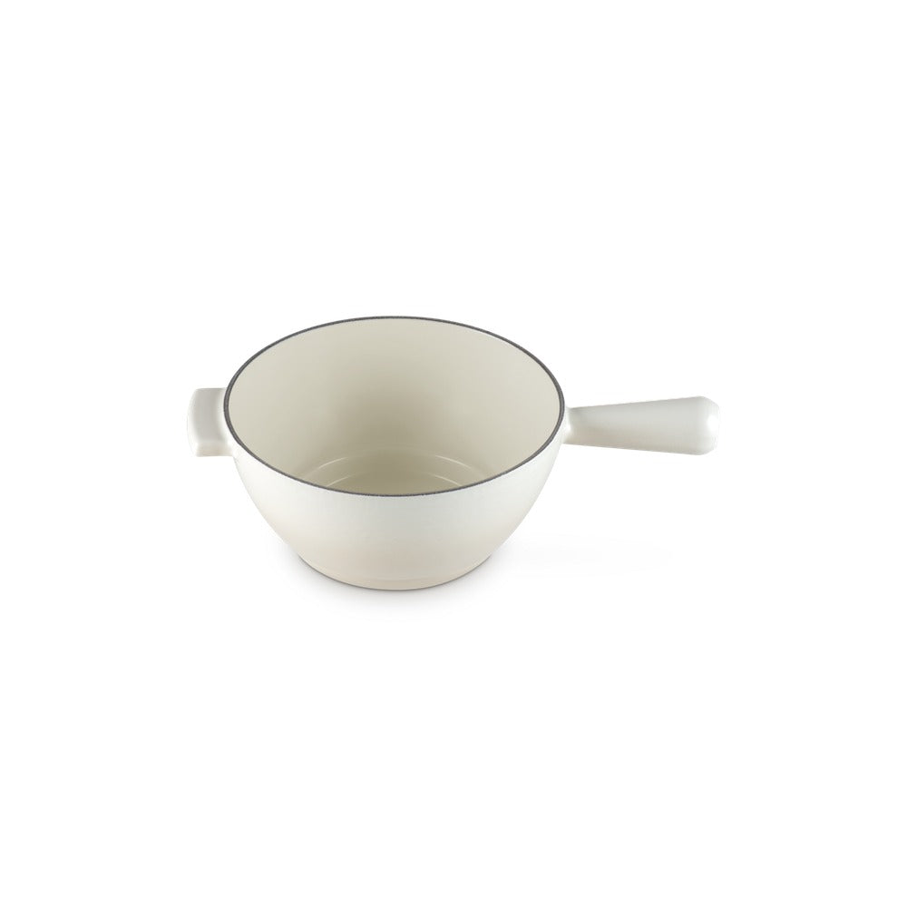 Le Creuset Savoiarda Fondue-Set mit 6 Gabeln und Brenner aus glasiertem Gusseisen