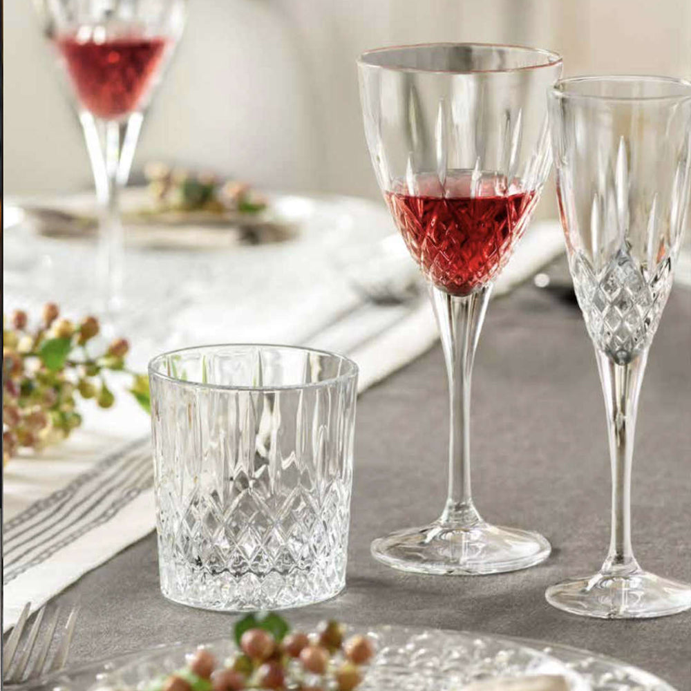32.2 cl RCR Cristalleria Italiana London Verre Whisky DOF en Verre Cristallin Luxion Set 6 Pcs