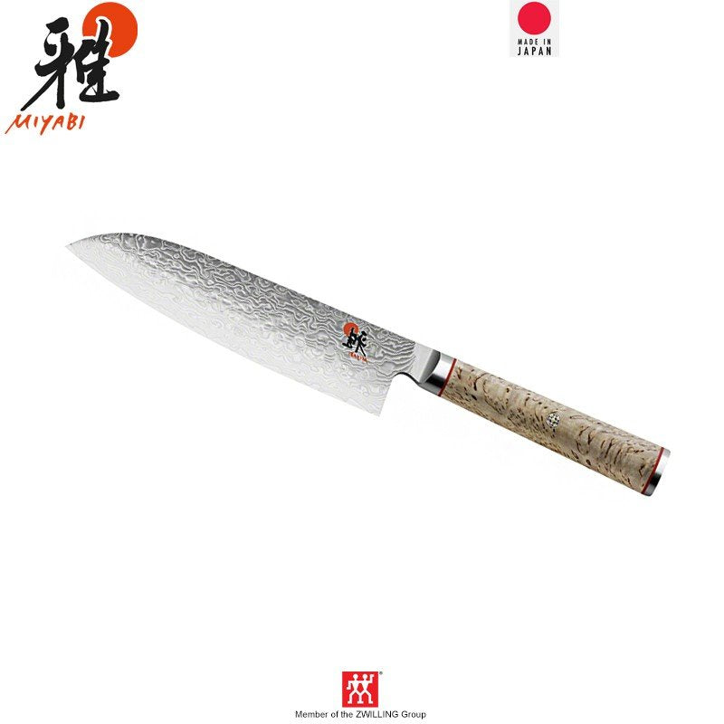 Zwilling Miyabi 5000Mcd Santoku Mes In Roestvrij Staal