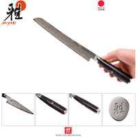 24 Cm Zwilling Miyabi 5000Fcd Cuchillo pan de acero inoxidable plástico
