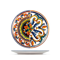 H&H Positano Flat Plate in Stoneware Set of 6 Pcs