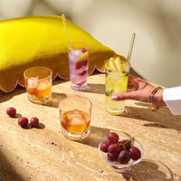 45 cl - Nude Caldera Vaso Cóctel Highball - En Vidrio - Set de 6 Piezas