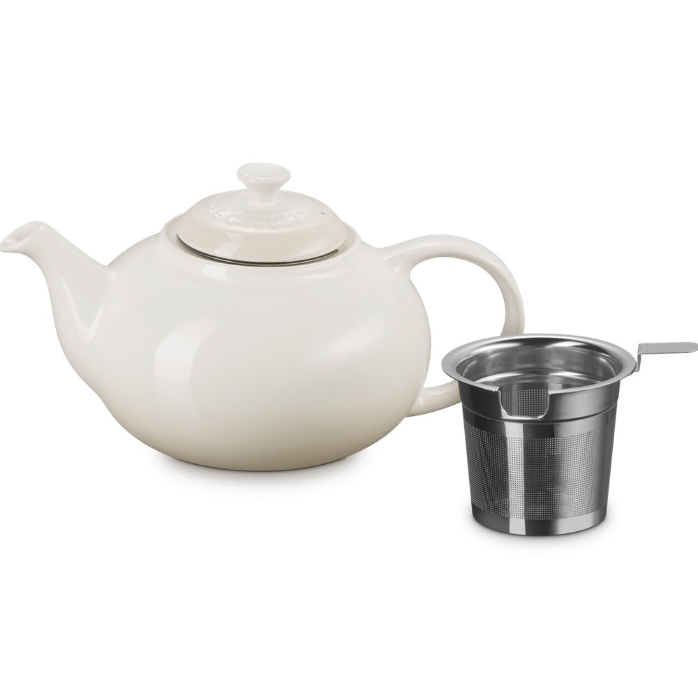 1.3 L - Le Creuset Classic théière en grès vitrifié avec infuseur métallique