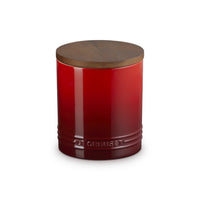 1.1 L - Le Creuset Evolution jar in vitrified stoneware with wooden lid