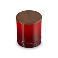 1.1 L - Le Creuset Evolution jar in vitrified stoneware with wooden lid