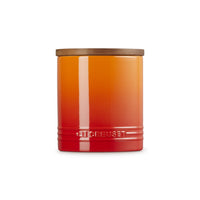 1.1 L - Le Creuset Evolution jar in vitrified stoneware with wooden lid