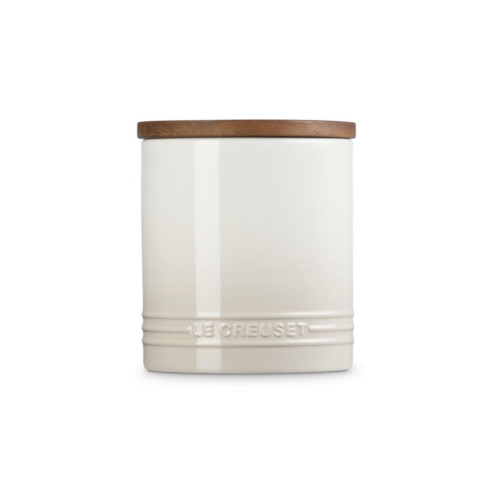 1.1 L - Le Creuset Evolution jar in vitrified stoneware with wooden lid