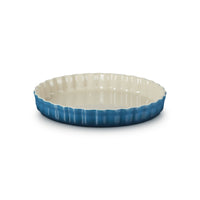 28 cm - Le Creuset Tradition moule à tarte rond en grès vitrifié