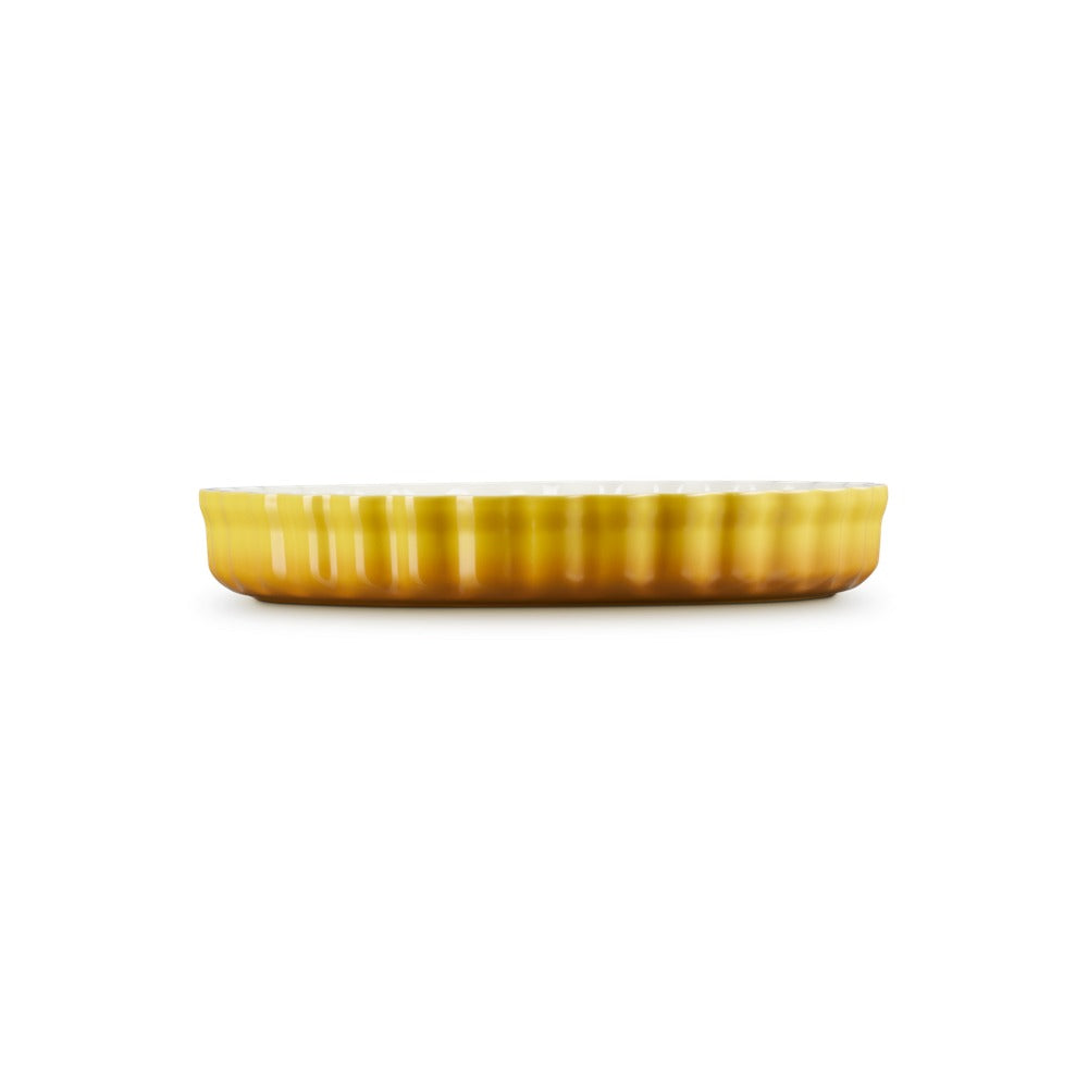 28 cm - Le Creuset Tradition moule à tarte rond en grès vitrifié