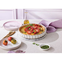 28 cm - Le Creuset Tradition moule à tarte rond en grès vitrifié