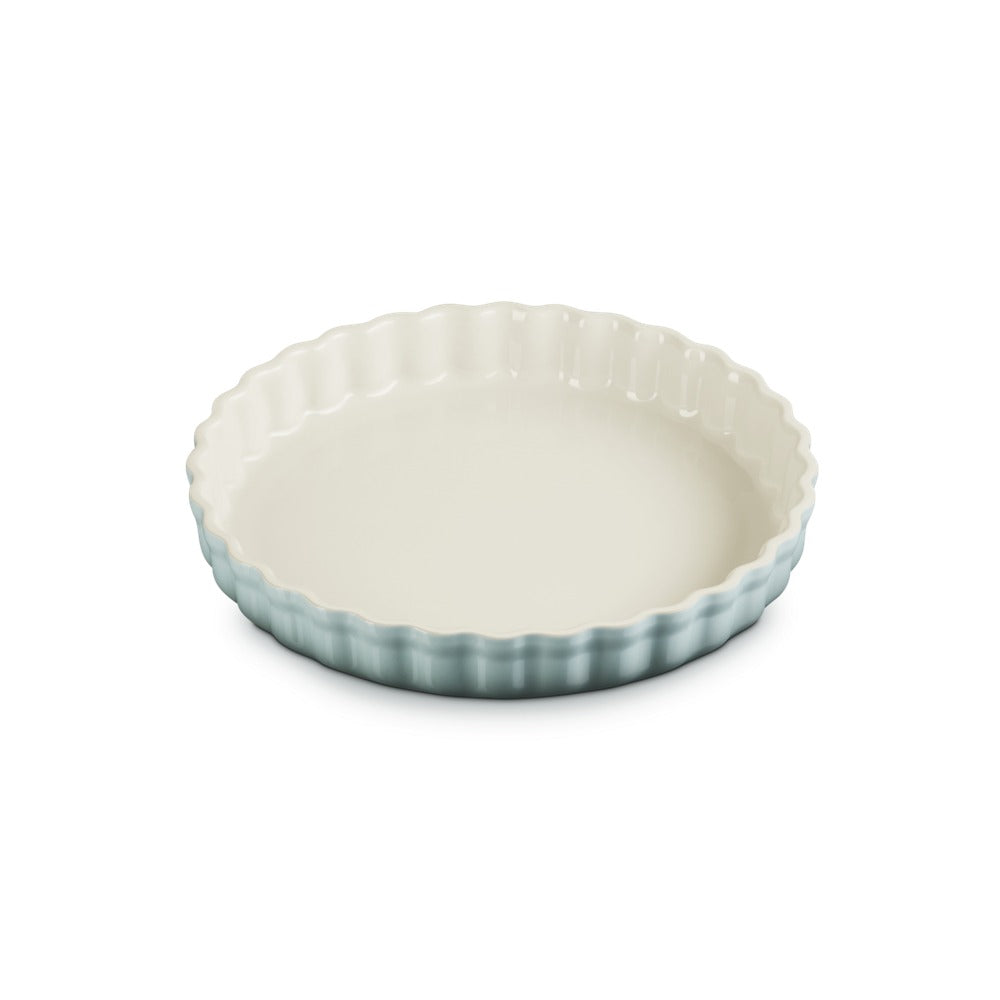 28 cm - Le Creuset Tradition moule à tarte rond en grès vitrifié