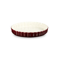 28 cm - Le Creuset Tradition moule à tarte rond en grès vitrifié