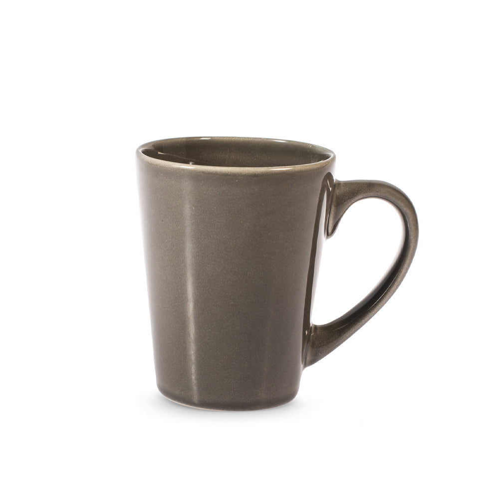 30 cl - H&H Tierra Mug Couleurs Assorties en Grès Lot de 6 Pièces