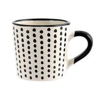 22 cl - H&H Vhera Tasse À Thé Couleurs Assorties en Grès Lot de 6 Pièces