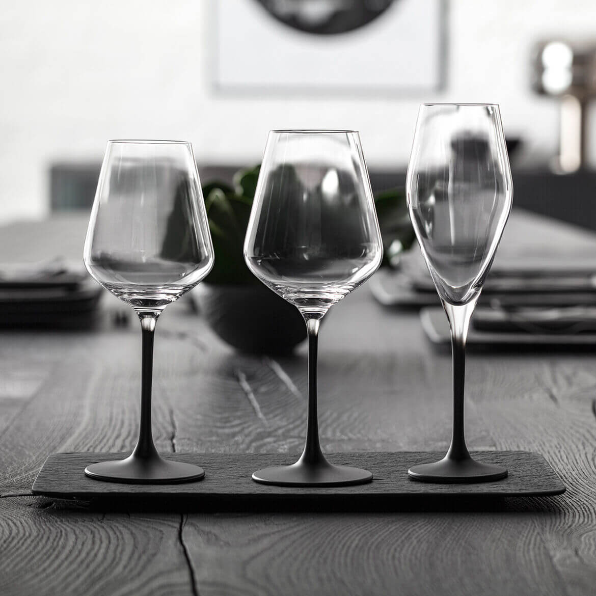 38 Cl Villeroy And Boch Manufacture Rock Copa De Vino Blanco De Vidrio Set 4 Pezzi