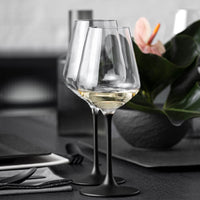 38 Cl Villeroy And Boch Manufacture Rock Copa De Vino Blanco De Vidrio Set 4 Pezzi