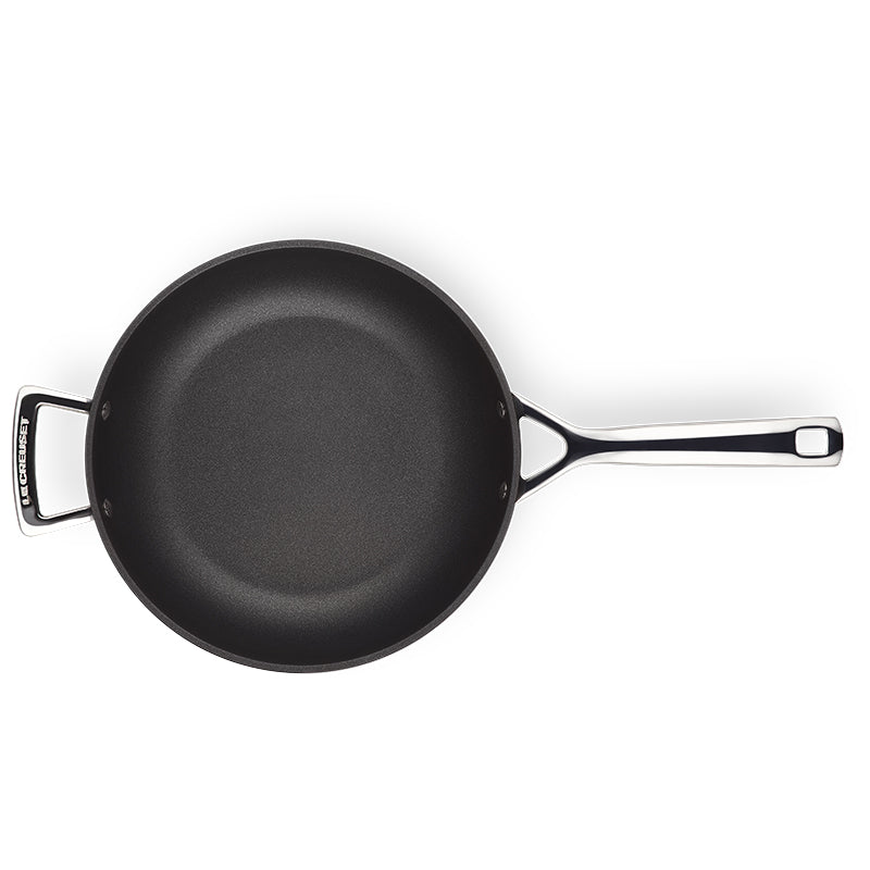 26 Cm Le Creuset Sartén Alta En Aluminio Antiadherente Con Mango Y Asa