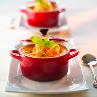 10 Cm Le Creuset Mini cocotte casserole ronde en grès vitrifié Set de 4 pz
