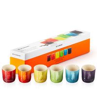 10 Cl Le Creuset London Espressokop In Geglazuurd Steengoed Set 6 St