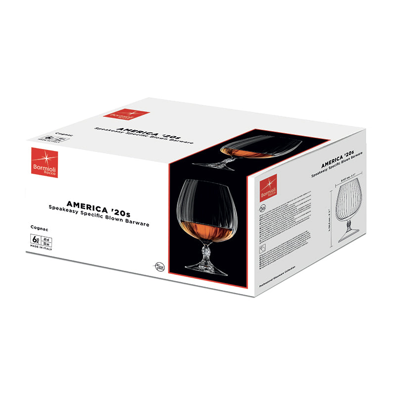 65 Cl Bormioli Rocco America 20S Snifter Glass in Glass Set of 6 Pieces
