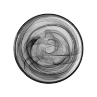 33 cm - H&H Alabastro Raised-Rim Glass Dinner Plate - Set of 6 Pcs