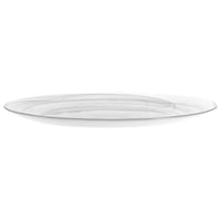 32.5 cm - H&H Alabastro Plato Llano En Vidrio - Set de 6 Piezas