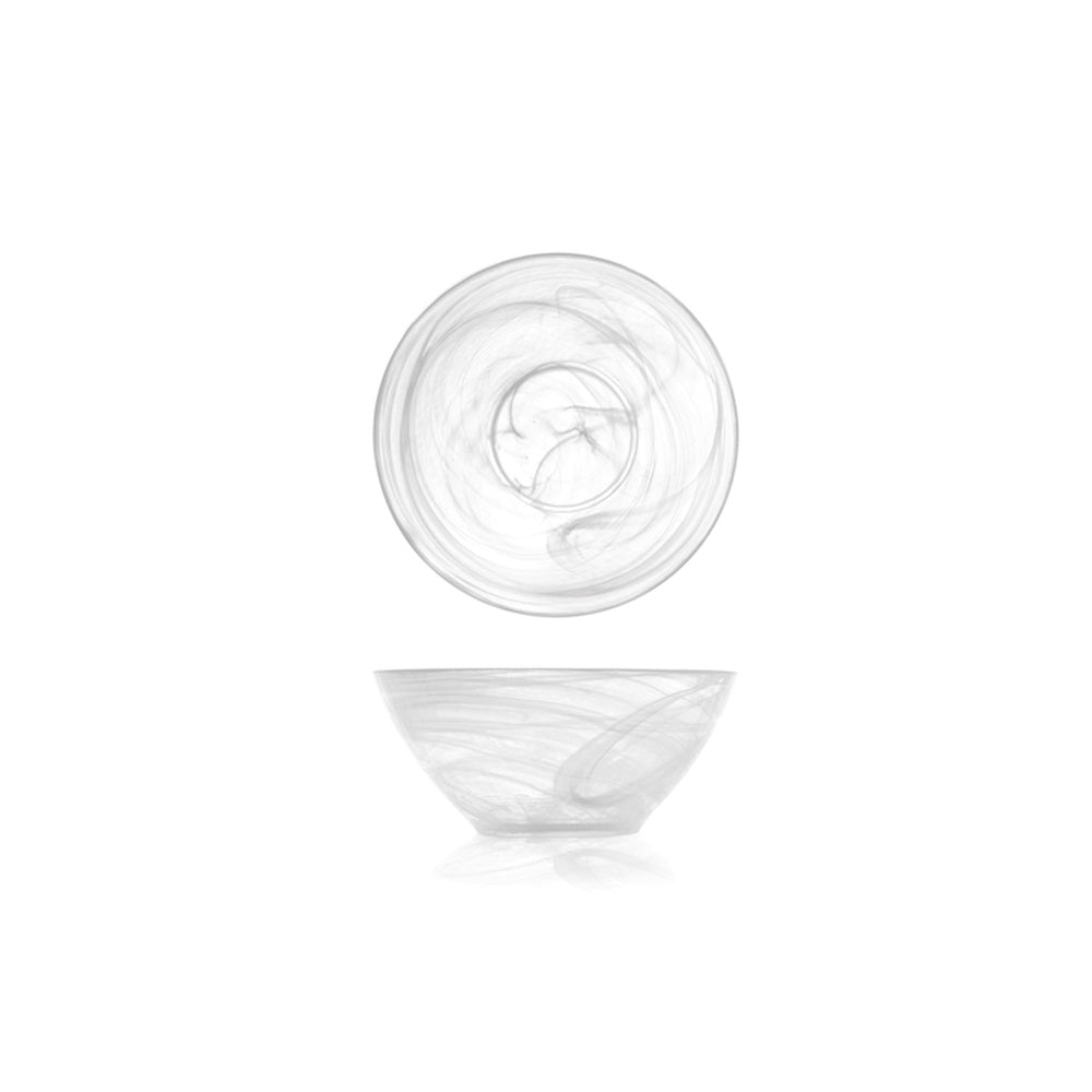 14 cm - H&H Alabastro Coppetta In Glass - Set 6 Pcs
