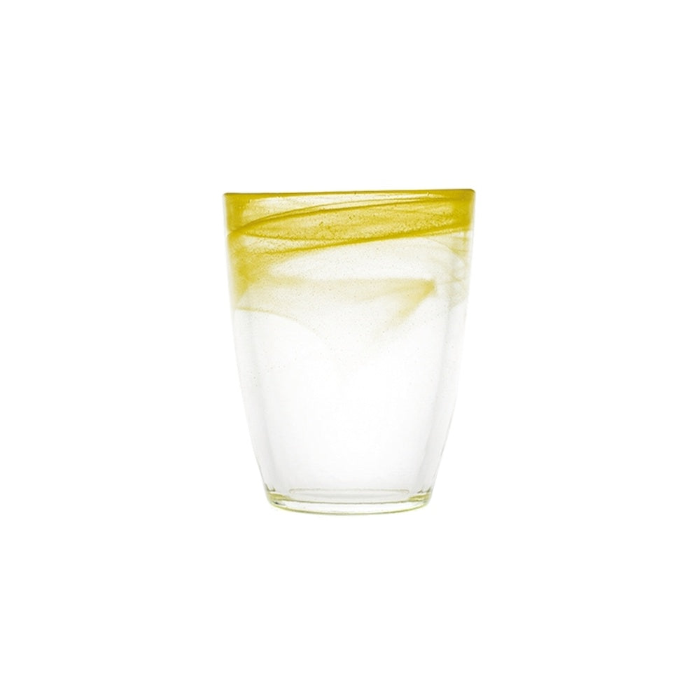 35 cl - H&H Alabastro Wasserglas aus Glas - Set 9 Pz