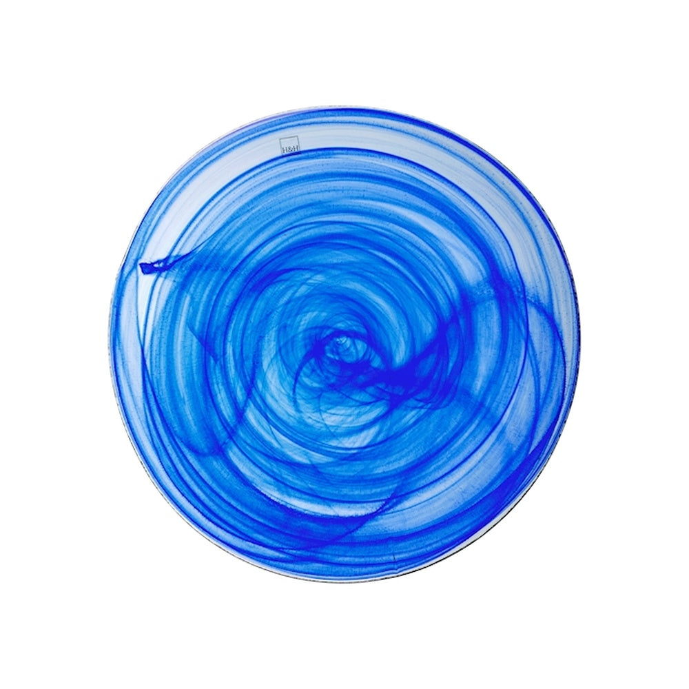 32.5 cm - H&H Alabastro Plato llano de vidrio - Set de 12 pz