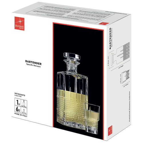 Bormioli Rocco Bartender Likörgläser-Set aus Glas Set mit 7 Stück