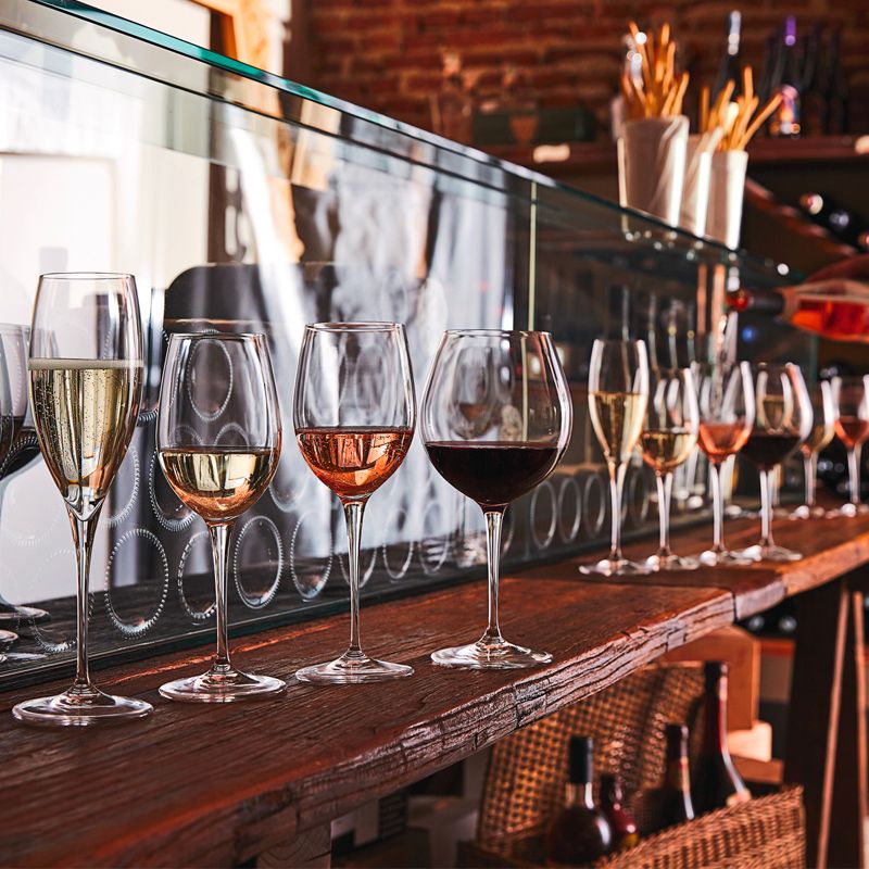 38 Cl Bormioli Rocco Galileo Verre à vin rouge en verre Set de 2 pièces