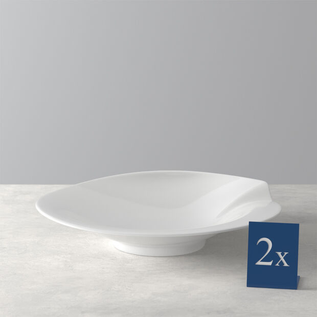 27 2 Cm Villeroy And Boch Pasta Passion Plato Pasta En Porcelana Set de 2 Pzas