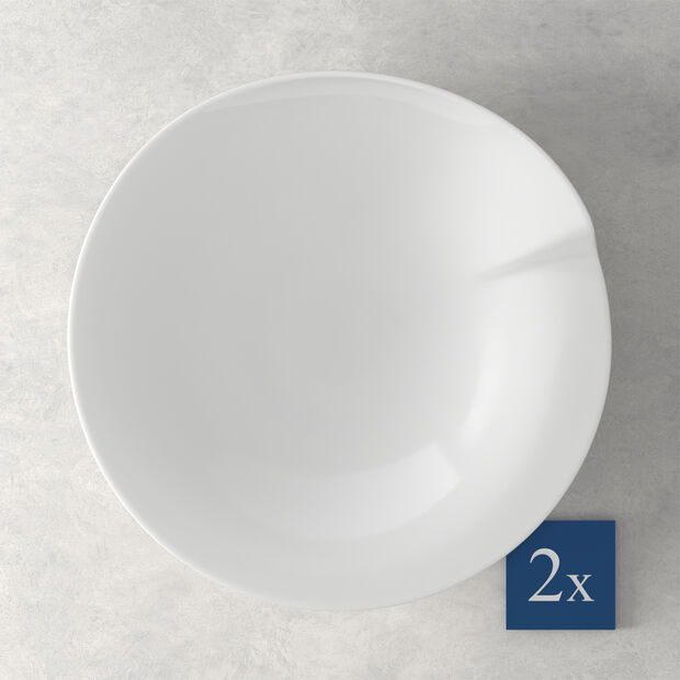 27 2 Cm Villeroy And Boch Pasta Passion Plato Pasta En Porcelana Set de 2 Pzas