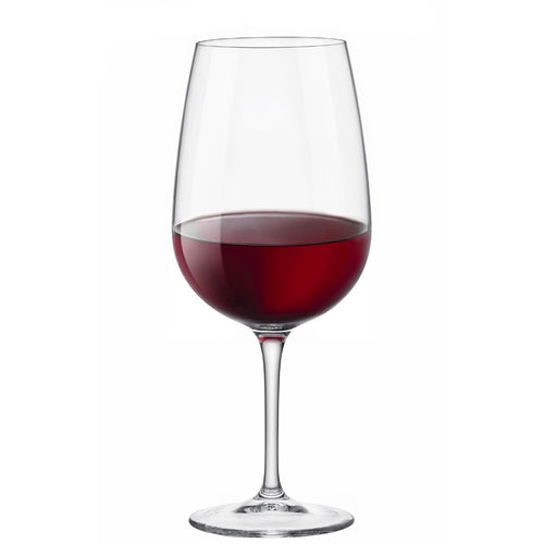 64 Cl Bormioli Rocco Spazio Red Wine Glass in Glass Set of 6 Pieces