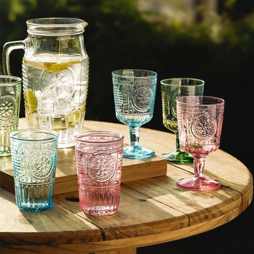 32 Cl Bormioli Rocco Romantic Calice Acqua Barocco In Vetro Set 6 Pezzi
