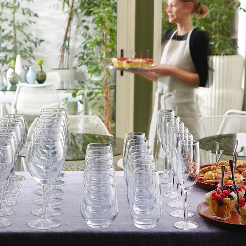 30 Cl Bormioli Rocco New Kalix Water Glass in Tempered Glass Set 12 Pcs