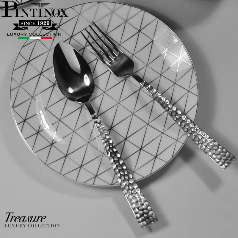 Pintinox Palace Coffee Spoon in Stainless Steel Set of 12 Pcs