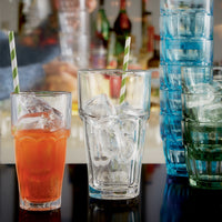 64 6 Cl Bormioli Rocco Rock Bar Verre à Boisson En Verre Trempé Set de 6 Pcs