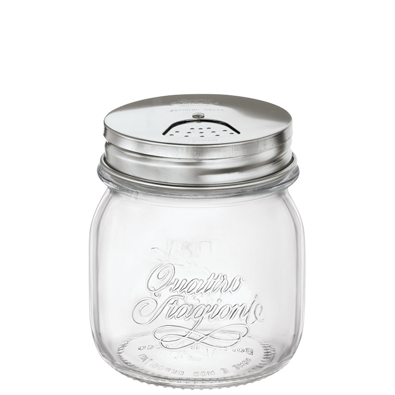 25 Cl Bormioli Rocco Quattro Stagioni Genietti Pot verre avec bouchon sel et épices