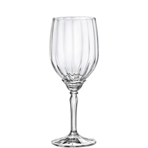 38 Cl Bormioli Rocco Florian White Wine Glass in Glass - Set of 6 Pieces