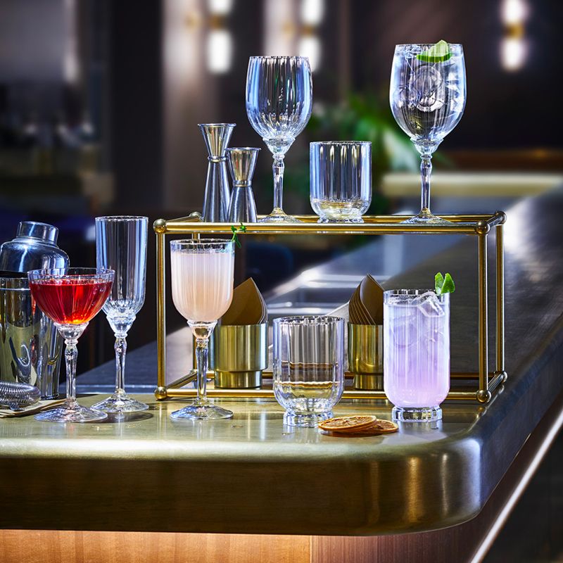 24 5 Cl Bormioli Rocco Florian Verre À Cocktail En Verre Lot de 6 Pièces