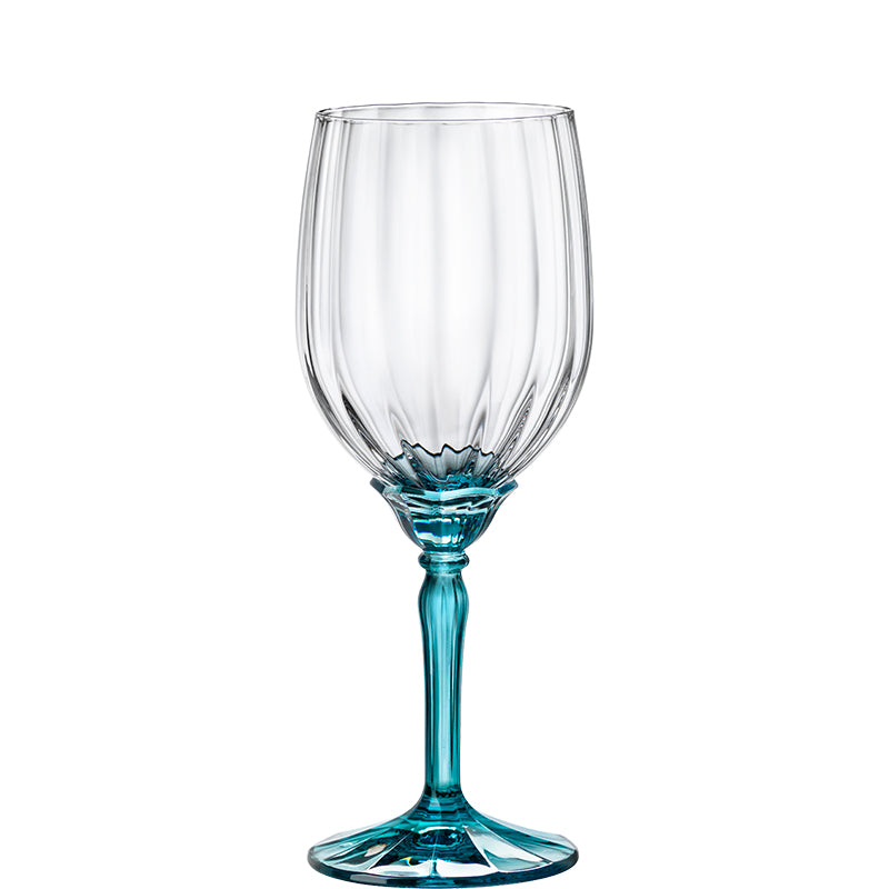 38 Cl Bormioli Rocco Florian White Wine Glass in Glass - Set of 6 Pieces