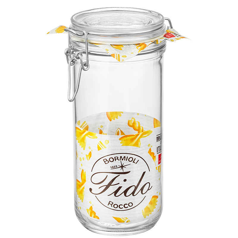 100 Cl Bormioli Rocco Fido Cilindrische Luchtdichte Glazen Pot