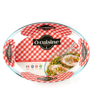 30X21 Cm Arcusine Oval Baking Tray in Borosilicate Glass